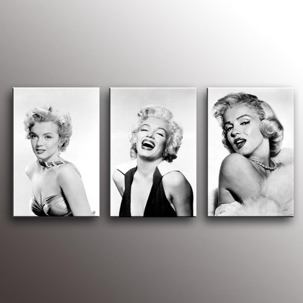 Мэрилин Монро черно белые