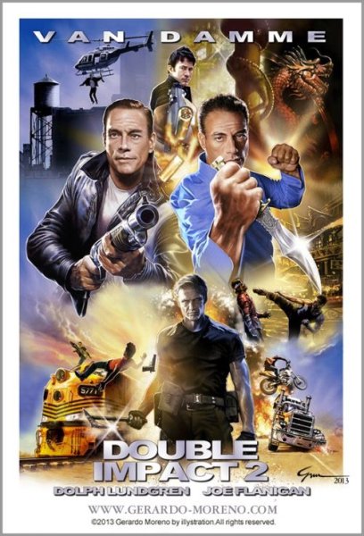 Двойной удар фильм Постер