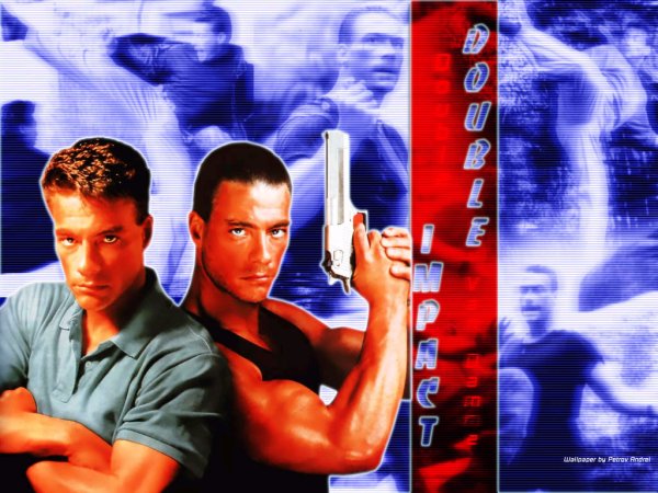 Жан-Клод Ван Дамм двойной удар постеры