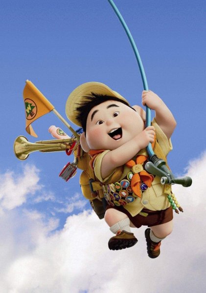 Вверх мультфильм 2009 Рассел