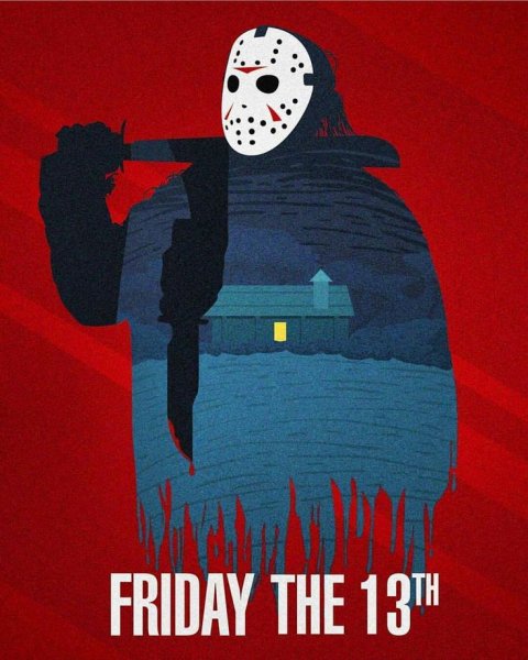 Пятница 13 1980 Постер 16 на 9