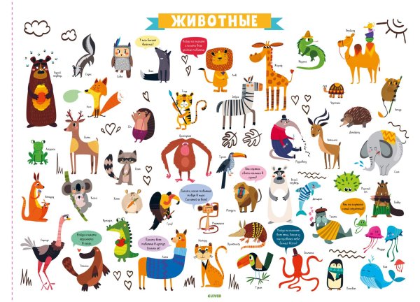 Развивающие постеры для детей