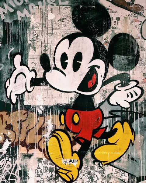 Постер с Микки Маусом