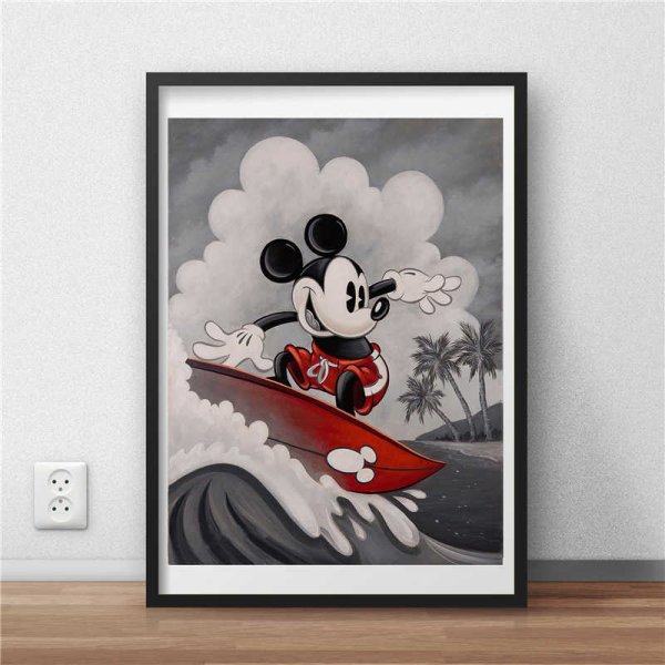 Микки Маус ретро постеры