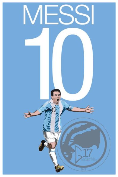 Лионель Месси Аргентина портрет