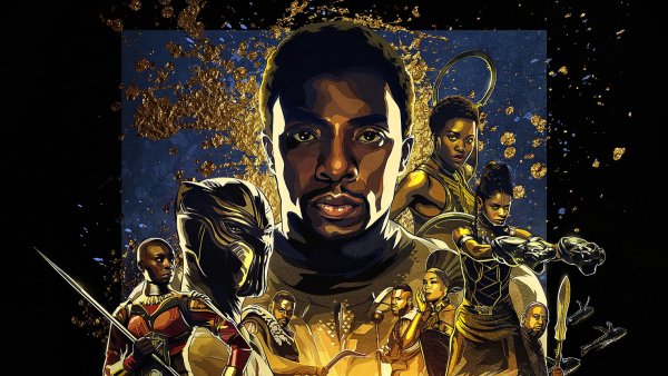 Черная пантера Марвел фильм Постер