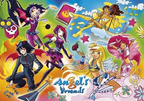 Друзья ангелы мультик