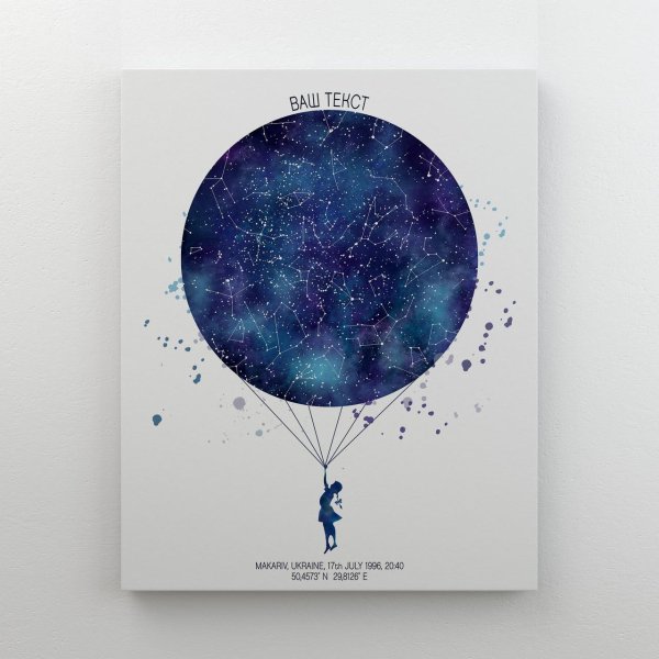 Плакат звездное небо