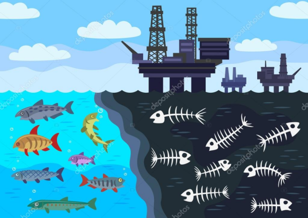 Загрязнение океана для детей