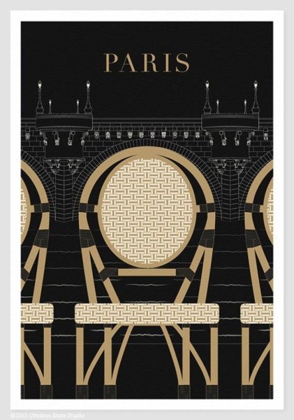 Плакаты в стиле арт деко