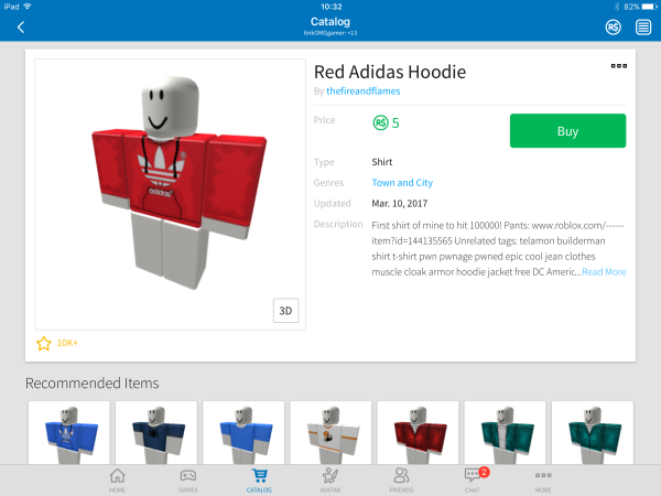 Айди вещей в РОБЛОКС