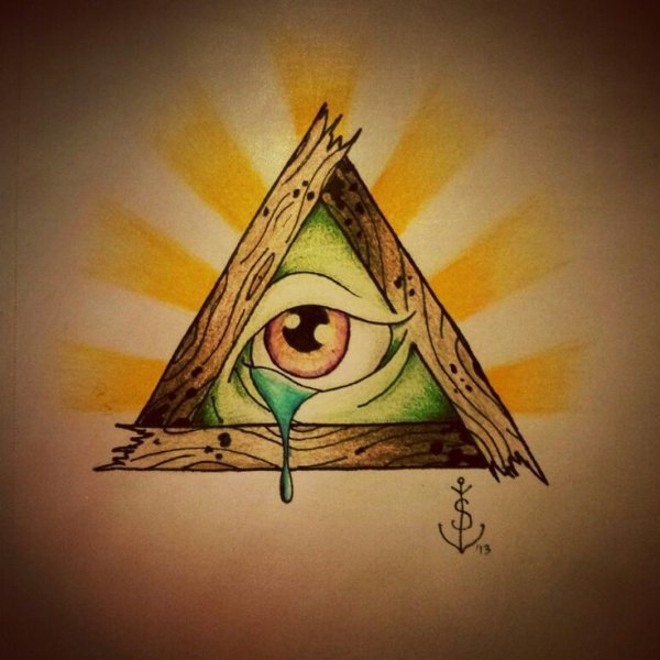 Глаз в треугольнике