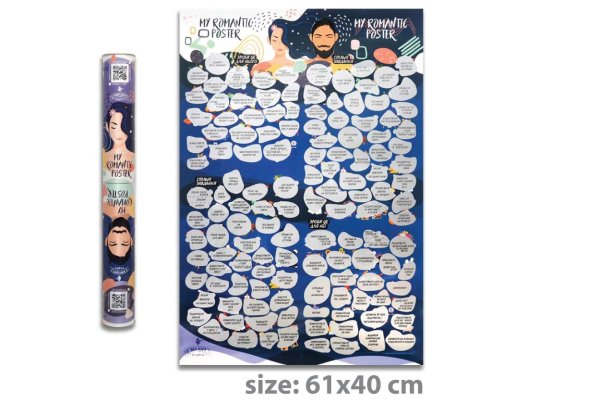 Скретч плакат для парочек