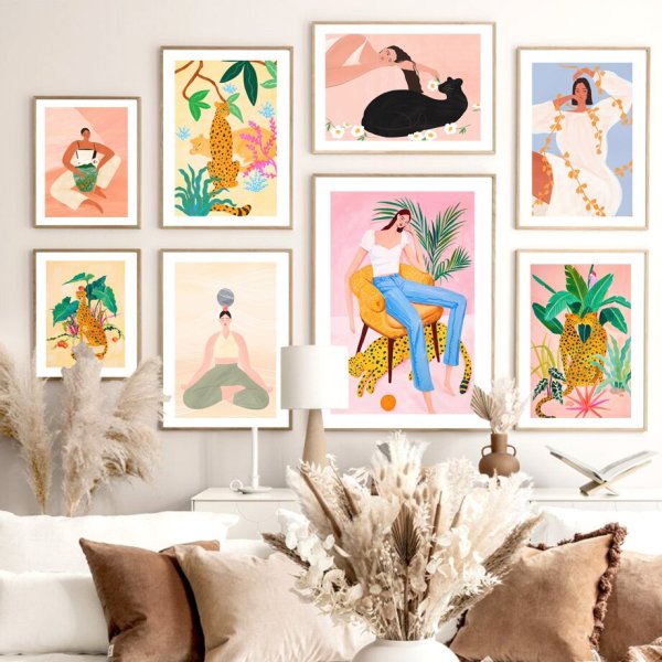 Постеры на стену в стиле бохо