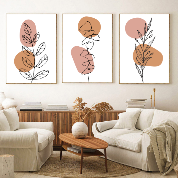 Постеры в терракотовом цвете