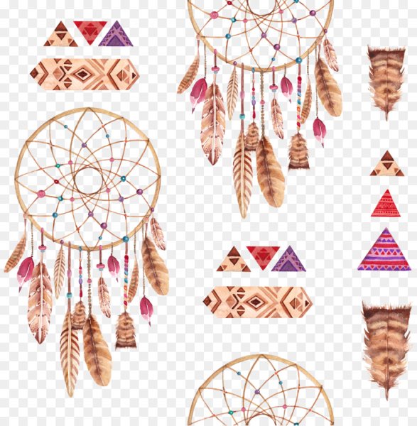 Логотип в стиле бохо круглый