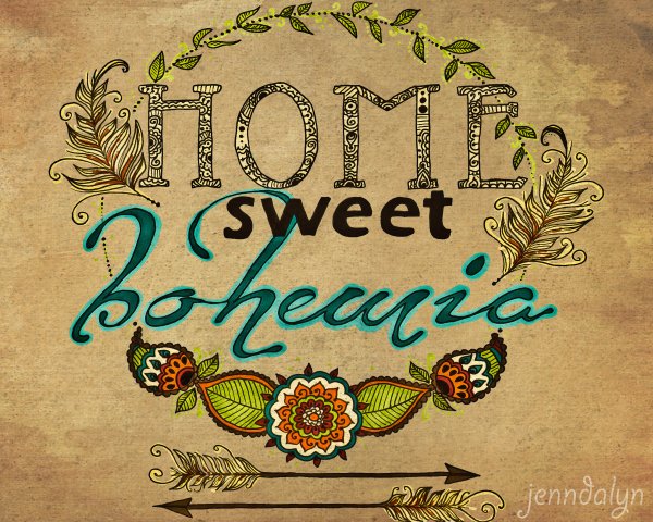 Рисунки в стиле бохо