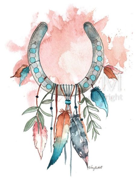 Стиль бохо в иллюстрации