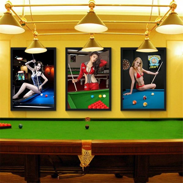 Картины в бильярдную комнату