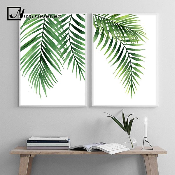 Тропический лист Скандинавский стиль