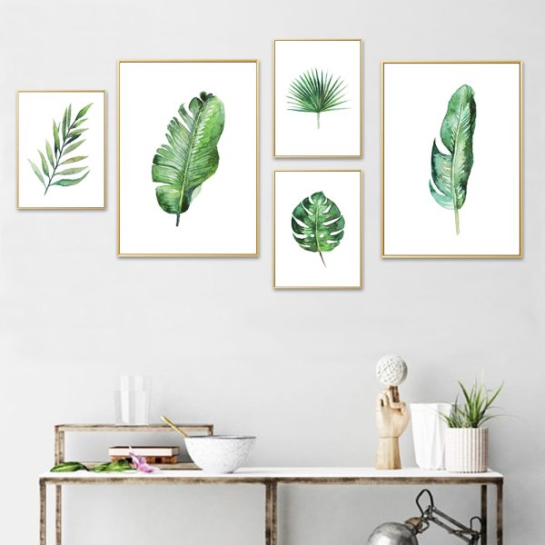 Постеры растительные в скандинавском стиле