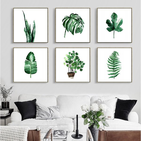 Постеры растения для интерьера