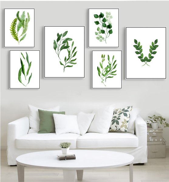 Акварельные постеры для интерьера