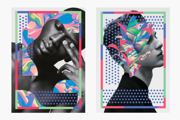 Коллаж графический дизайн