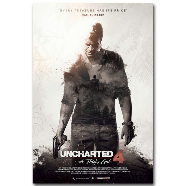 Uncharted 4: a Thief’s end Постер