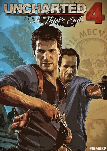 Анчартед 4 плакат