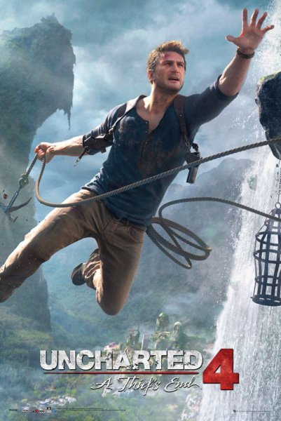 Uncharted 4 плакат