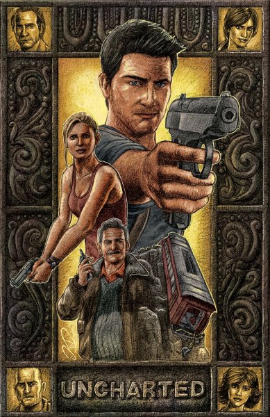 Uncharted 4 Постер