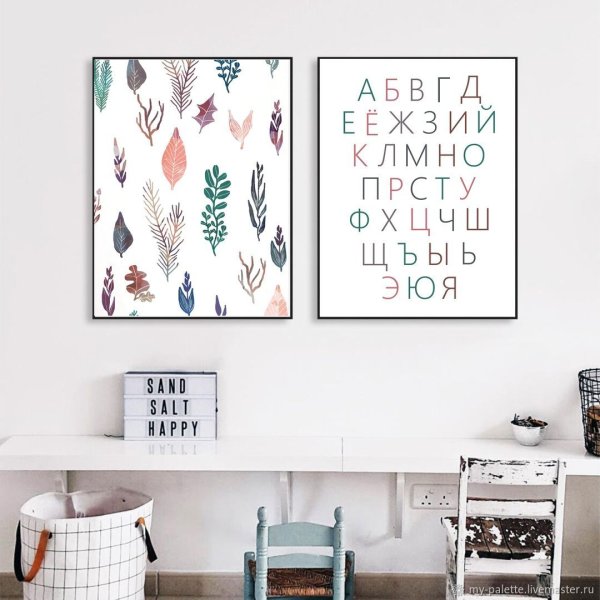 Стильные постеры в детскую