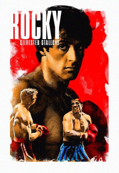 Рокки Бальбоа 1976 Постер