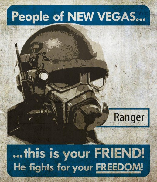 Fallout New Vegas плакаты НКР