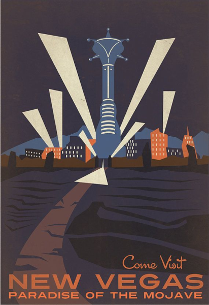 Фоллаут Нью Вегас плакаты