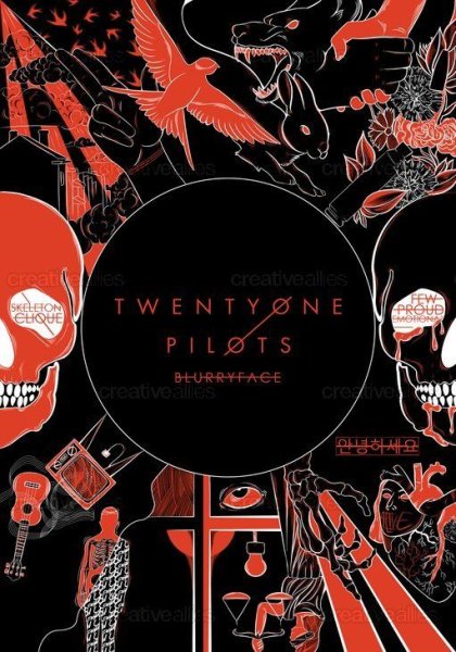 Twenty one Pilots плакат на стену