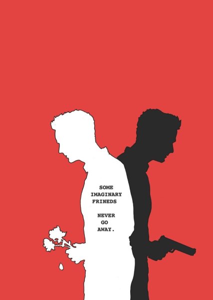 Минималистичный Постер к фильму Бойцовский клуб