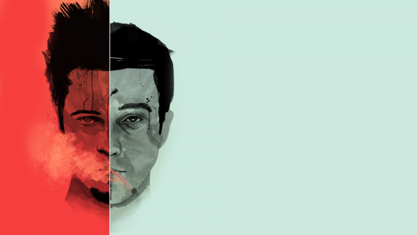 Минималистичный Постер к фильму Бойцовский клуб