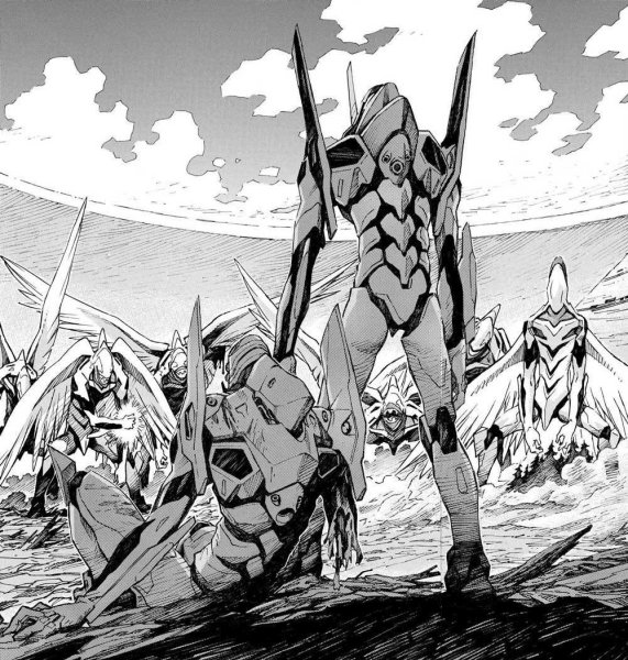 Евангелион ева 01 чб