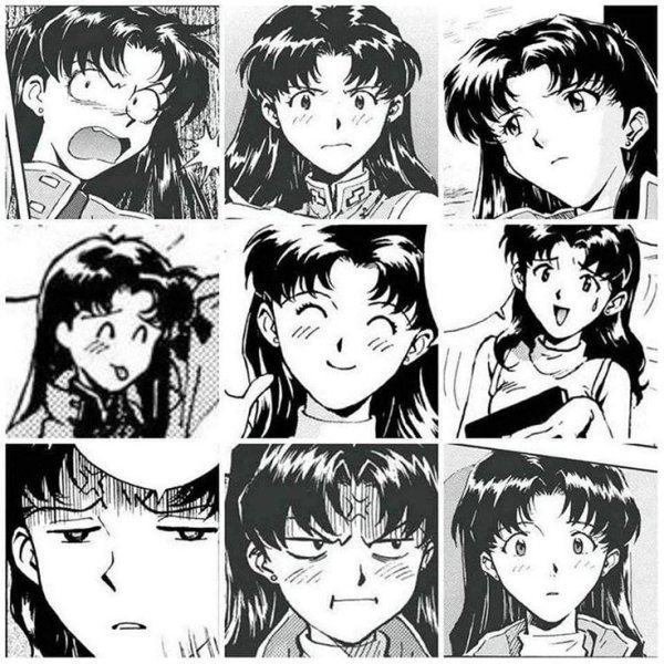 Фреймы из манги Евангелион