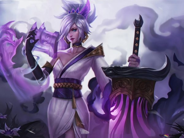 Лига легенд Ривен дух цветения