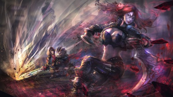 Катарина ЛОЛ арт 18