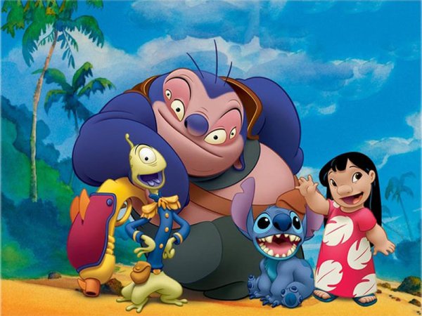 Лило и Стич мультфильм 2002 Постер