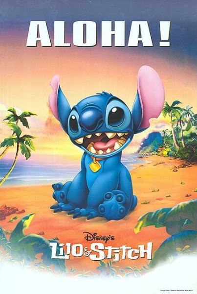 Лило и Стич мультфильм 2002 Постер