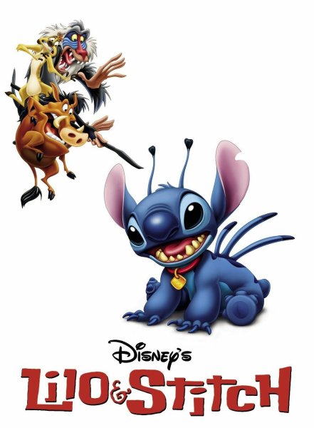 Лило и Стич обложка мультика