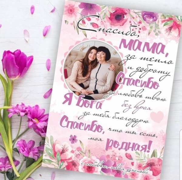 Постер маме на юбилей