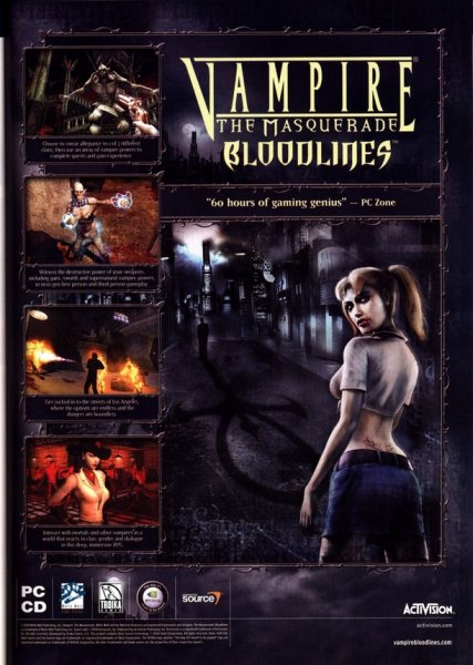 Vampire the Masquerade Bloodlines обложка
