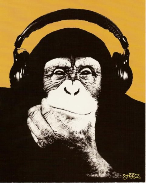 Энди Уорхол обезьяна