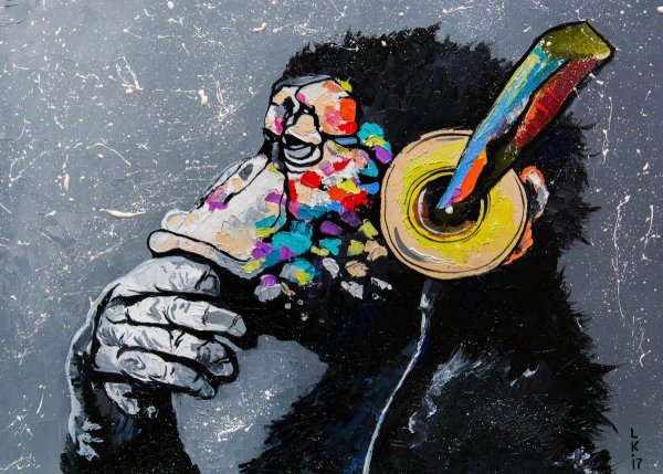 Обезьяна в кепке